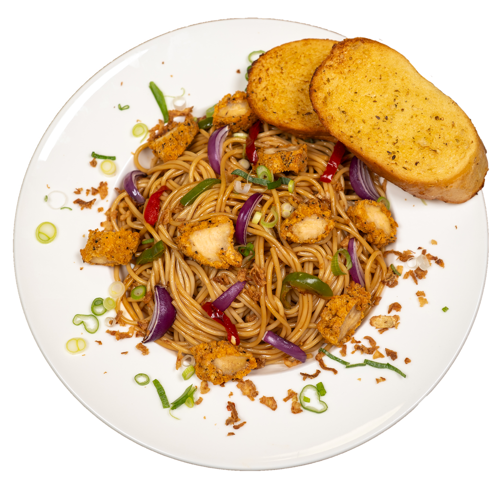 Spaghetti Chicken Teriyaki